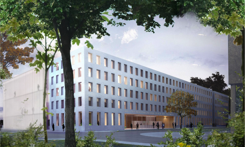 Début du chantier de l’Institut Photovoltaïque d’Île-de-France (IPVF) au sein du campus urbain Paris-Saclay