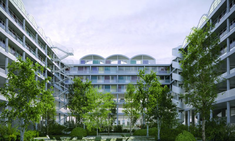 Le groupement mené par Bruther et Baukunst choisi pour 185 logements sociaux étudiants au sein du campus urbain  Paris-Saclay