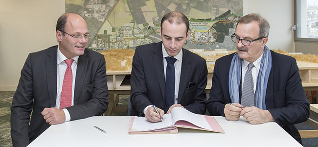 L’EPA Paris Saclay, la ville de Palaiseau et l’État signent un protocole relatif à la mise en œuvre opérationnelle.