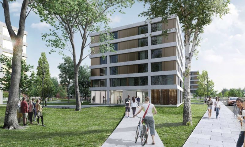 Nouvelle résidence étudiante sociale au sein du Campus urbain Paris-Saclay.