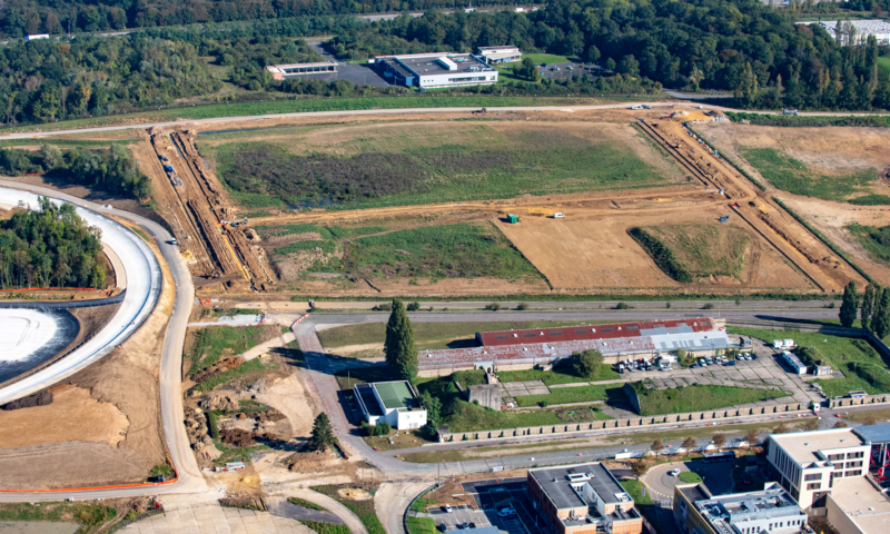 Satory : viabilisation du futur quartier Bastion