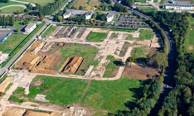 Satory : préparation de la parcelle du futur quartier Lisière